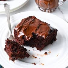 Chocolate Cake with Chocolate Syrup